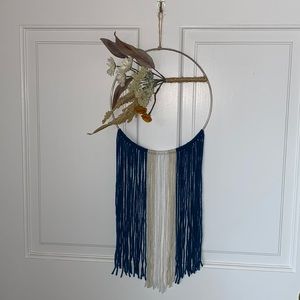 Artisan Yarn Flower Wall Art